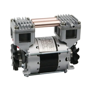 120W High Precision Low Noise Mini Cast Iron Piston Air Compressor Motor Vacuum Pump