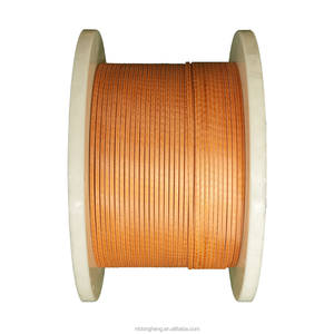 Custom Insulation Thickness Solid Fiber Glass Insulated Wrapped Copper/Aluminum Wire for Transformer and Motor Winding